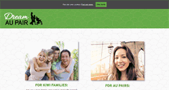 Desktop Screenshot of dreamaupair.co.nz